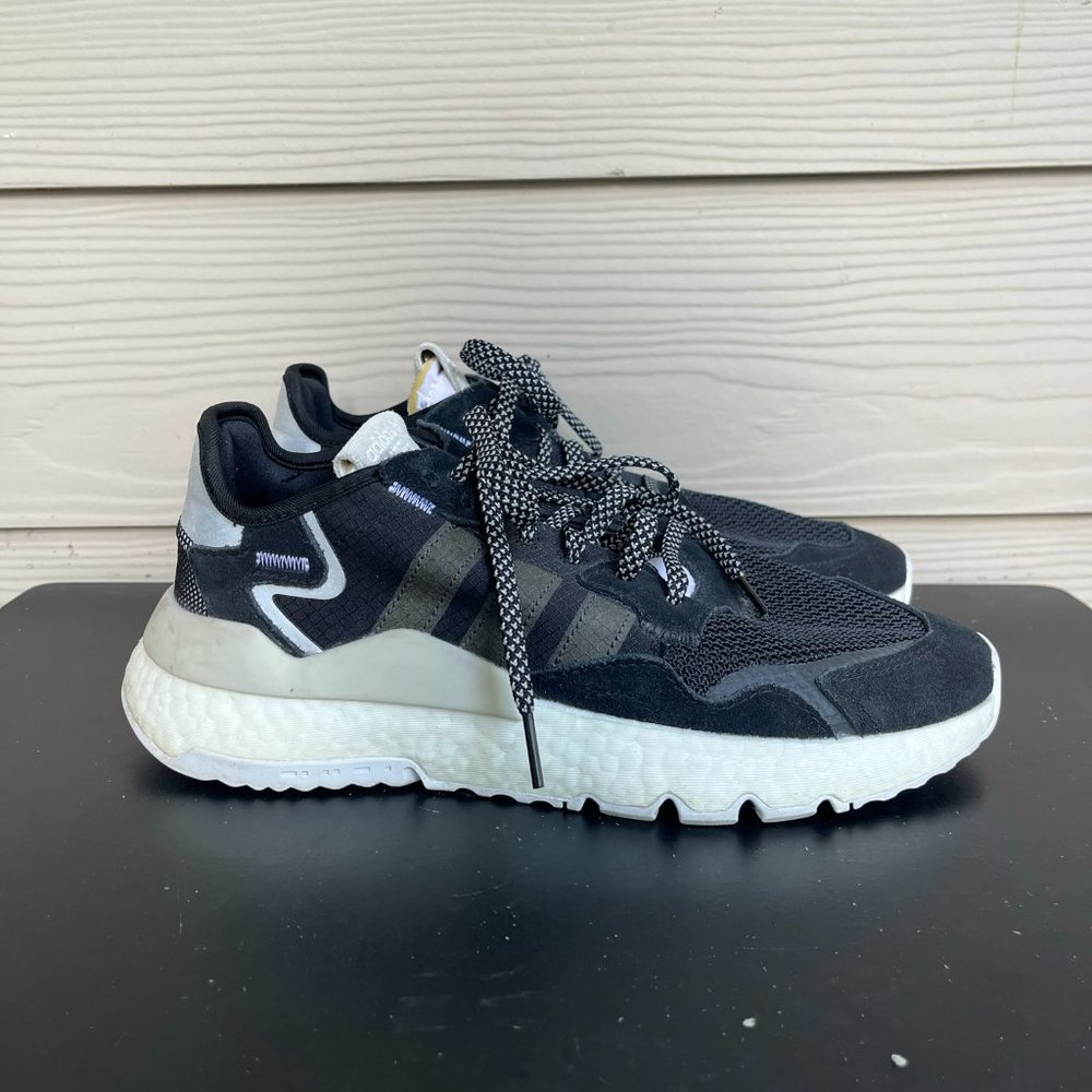Adidas Women's Nite Jogger Reflective Running Shoes Sneakers Size 8.5 CG6253 - Picture 2 of 12